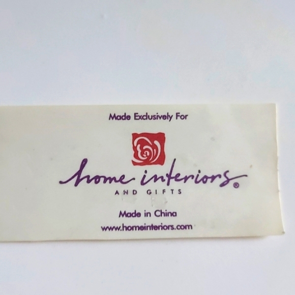 HOME INTERIORS Snowman Candle Holder Vintage - Picture 2 of 6